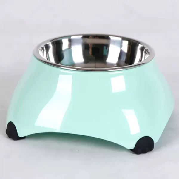 pet bowl,Foot shape rounded Dog bowl